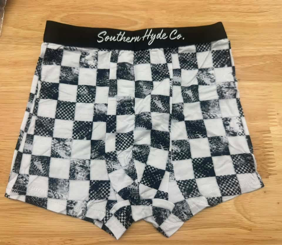 Track Checkered Boxers - READY TO SHIP