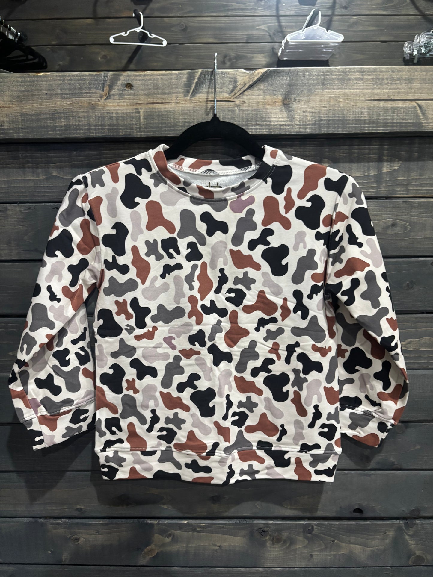 SH Camo Crewneck
