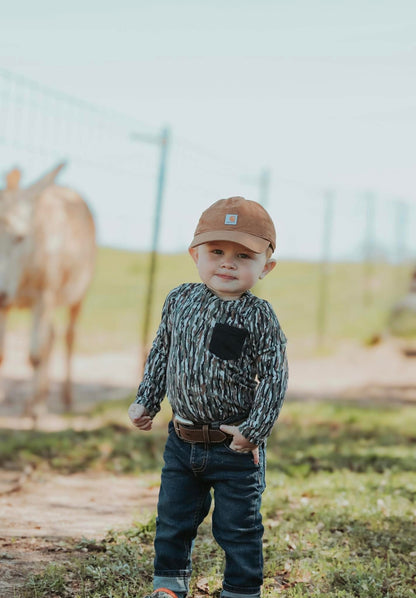 Tree Bark Long Sleeve - Pocket