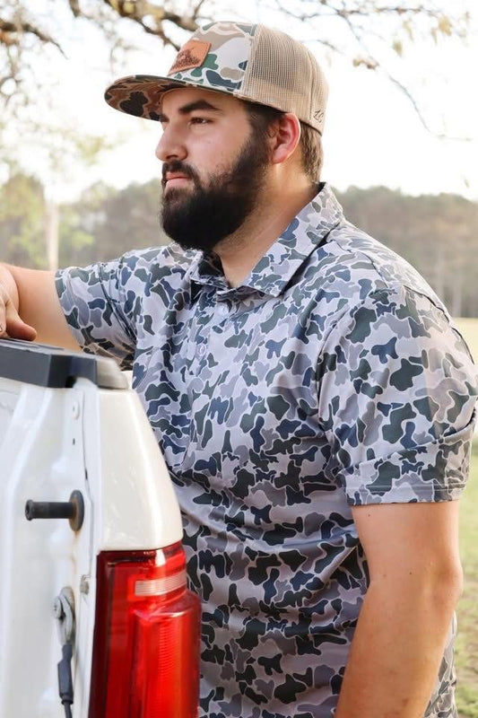 Forest Camo Polo - READY TO SHIP